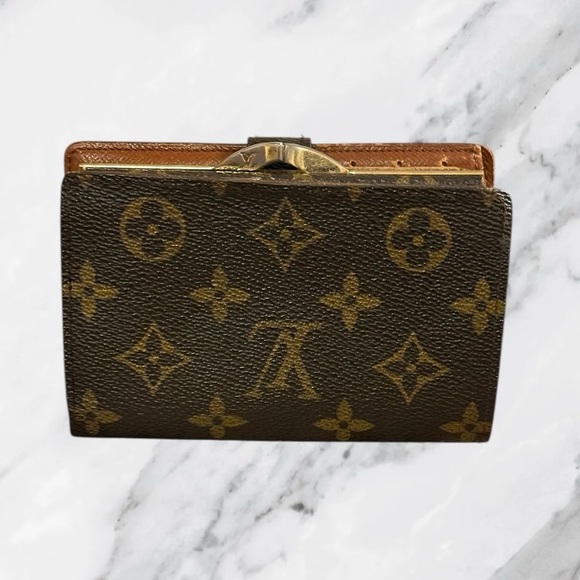 Louis Vuitton Monogram Porte Monnaie Billets Viennois Kisslock Compact Wallet - Picture 3 of 12